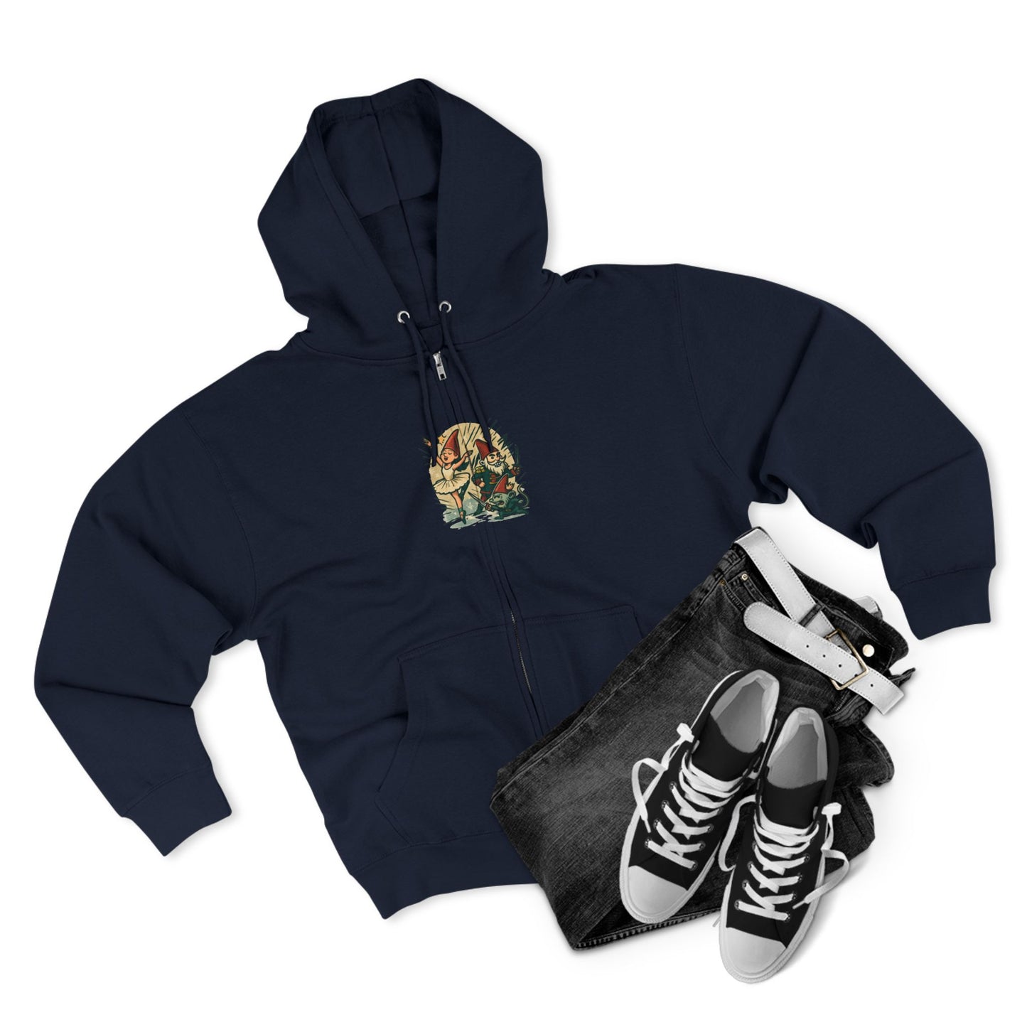 Zip Hoodie ~ Gnome Nutcracker Suite