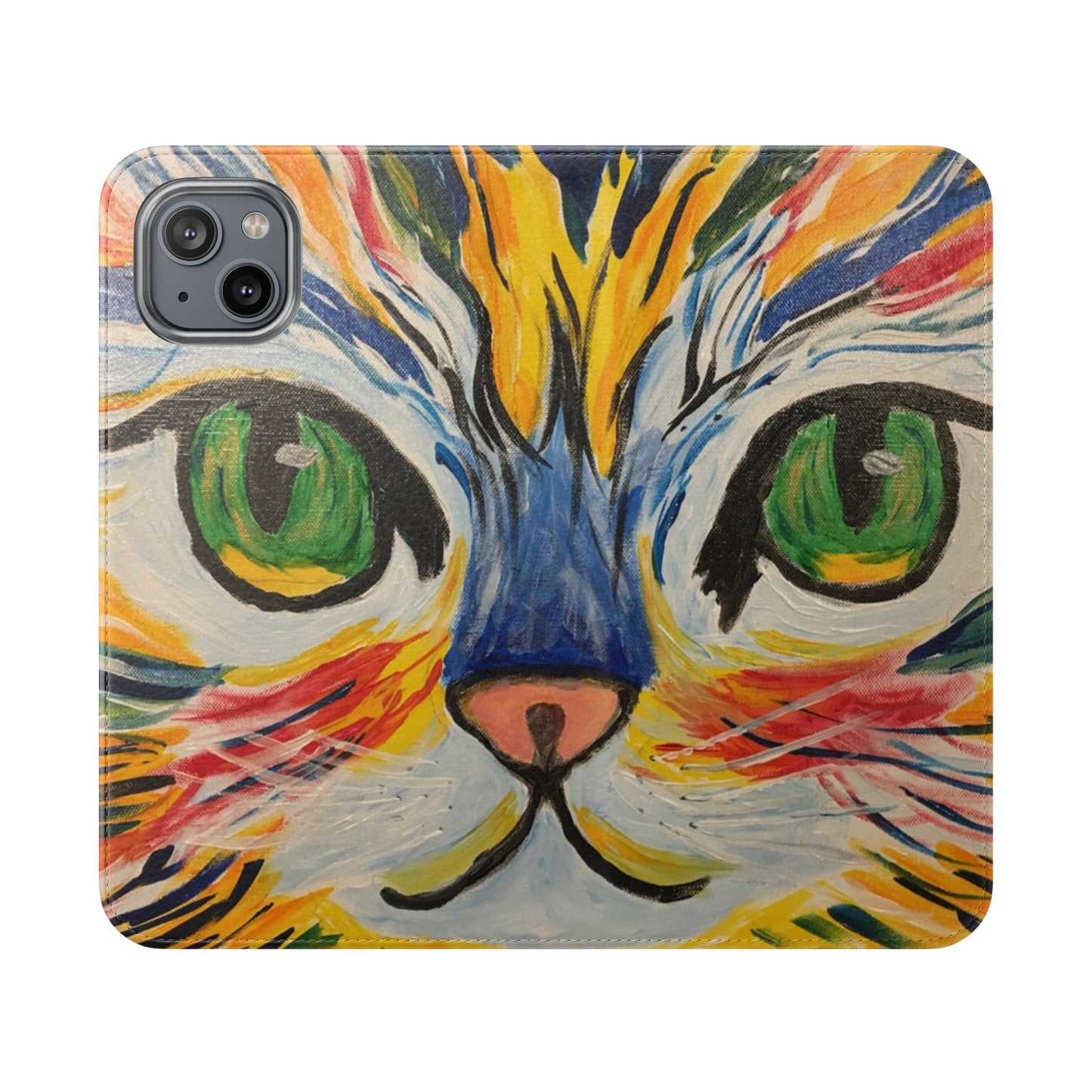 Flip Case-Hazel Eyed Cat