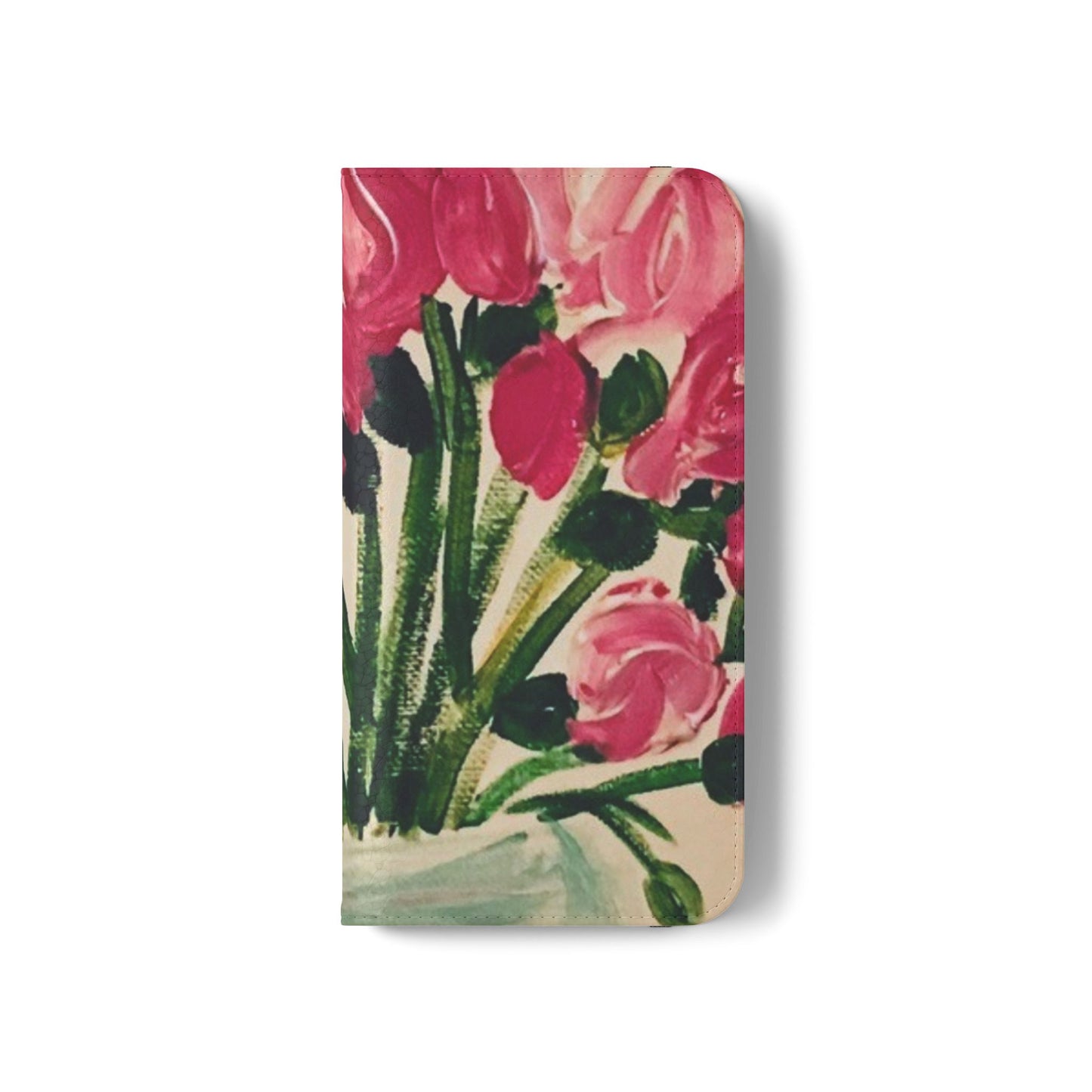 Flip Case-Pink Tulips