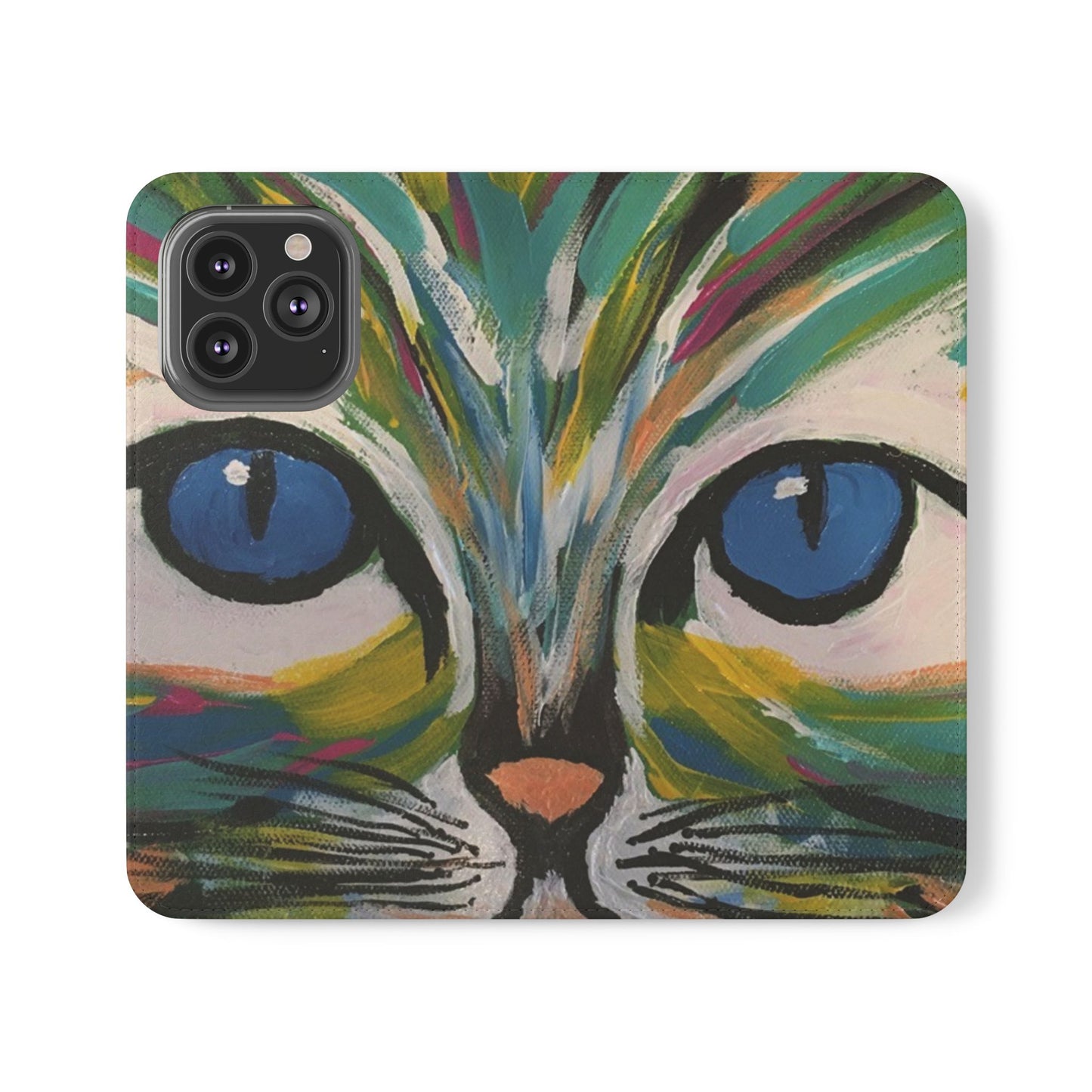 Flip Case-Blue Eyed Cat