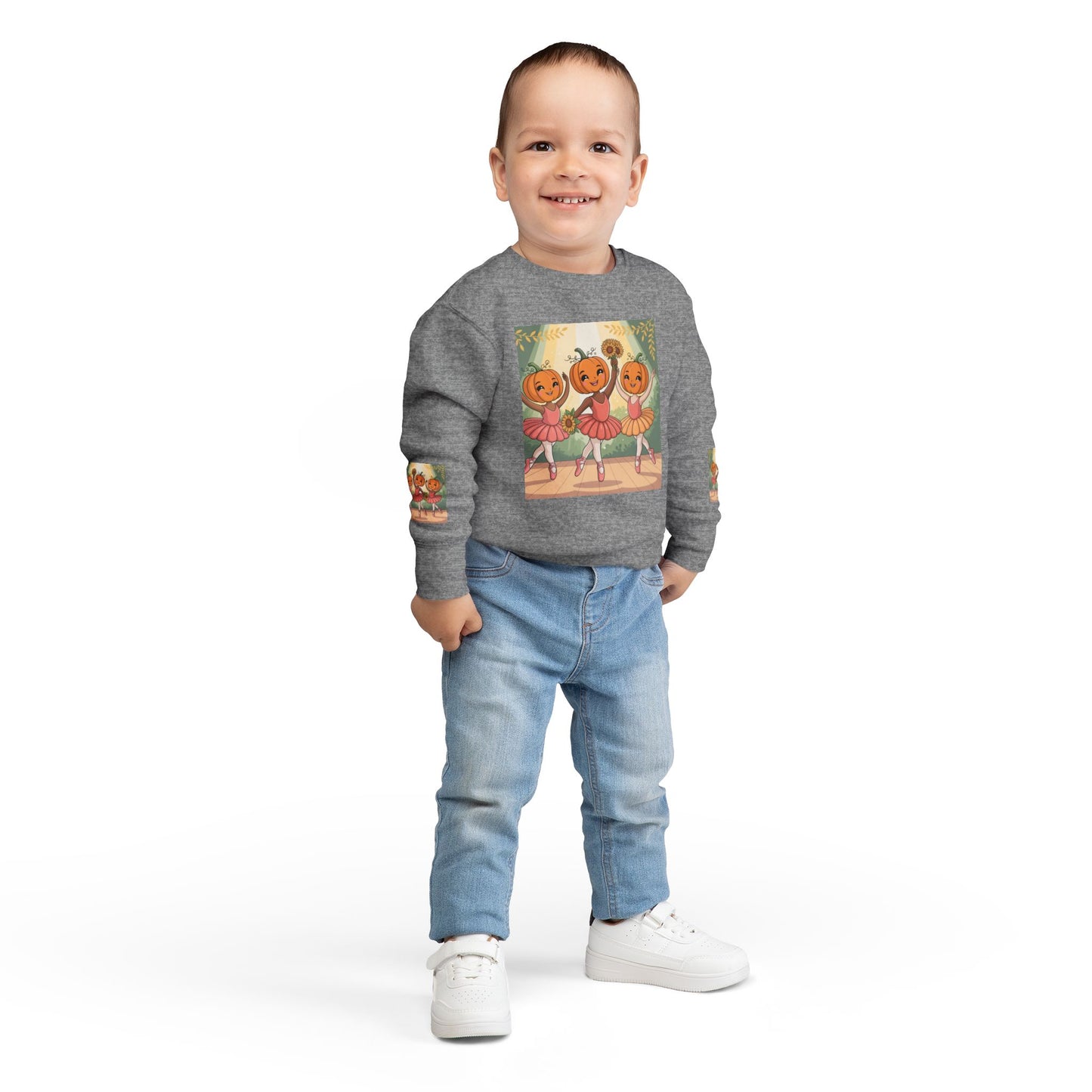 Pumpkin Ballet Toddler Sweatshirt