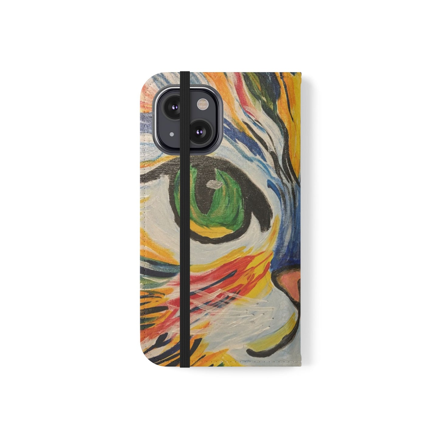 Flip Case-Hazel Eyed Cat