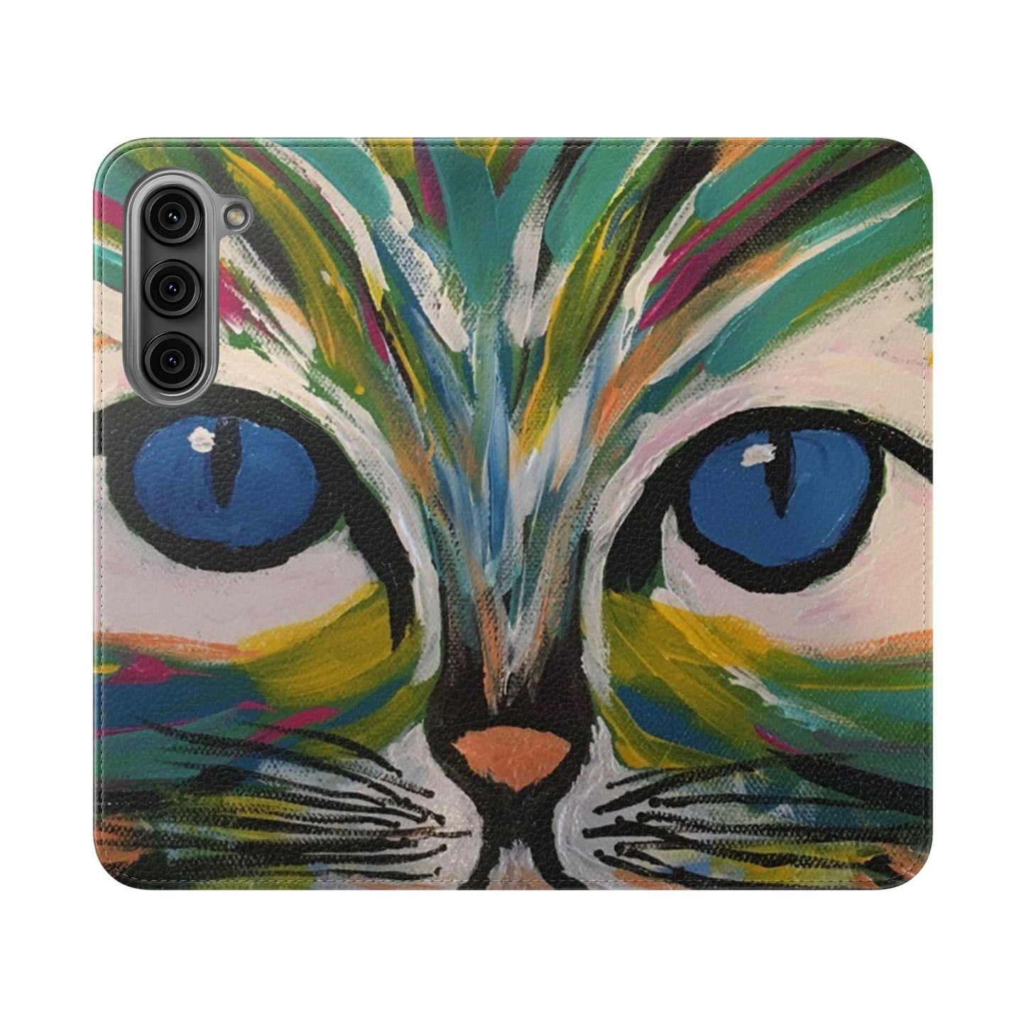 Flip Case-Blue Eyed Cat