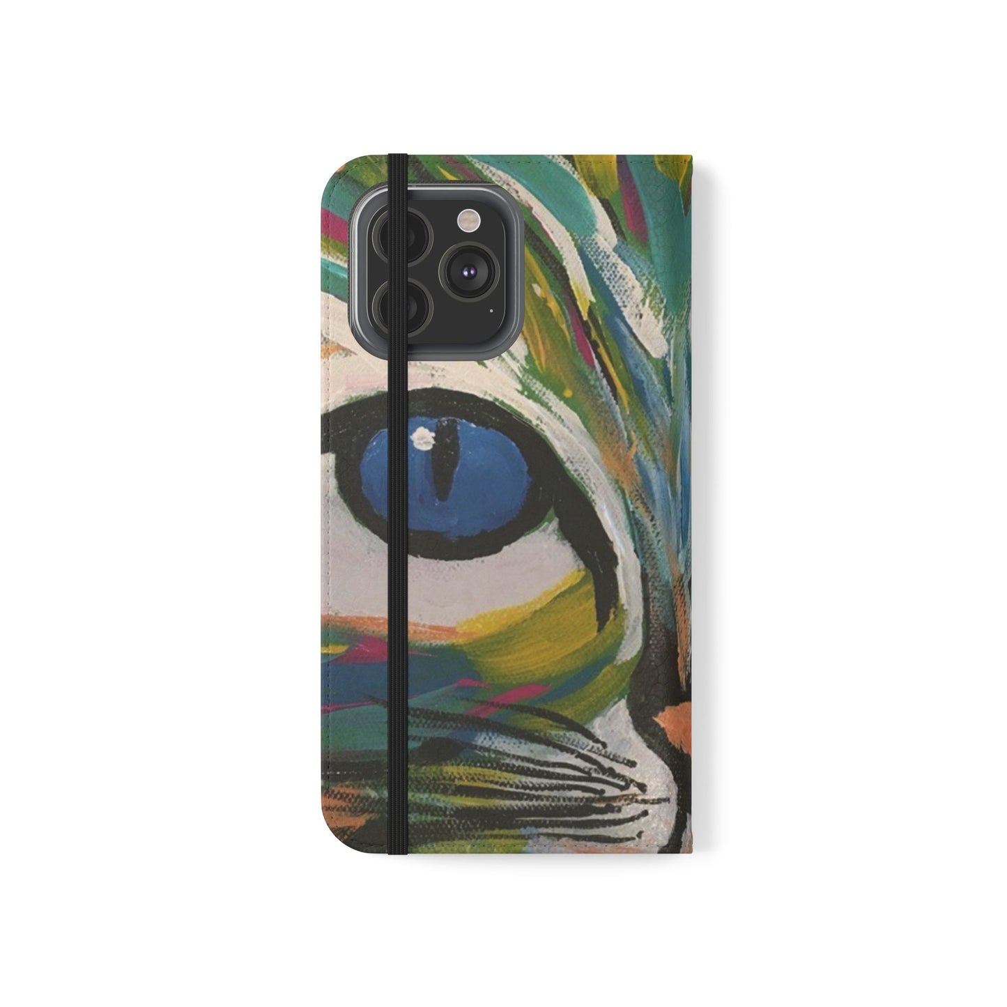 Flip Case-Blue Eyed Cat