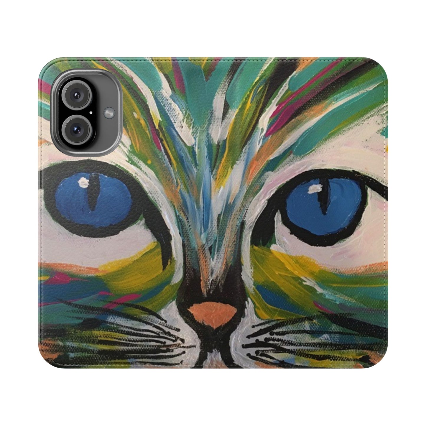 Flip Case-Blue Eyed Cat