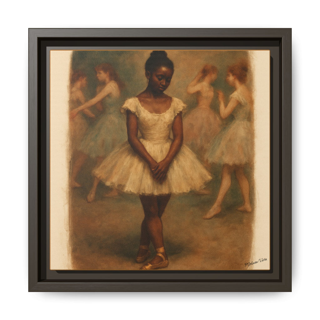 Framed Canvas Print~Ballerina Girl