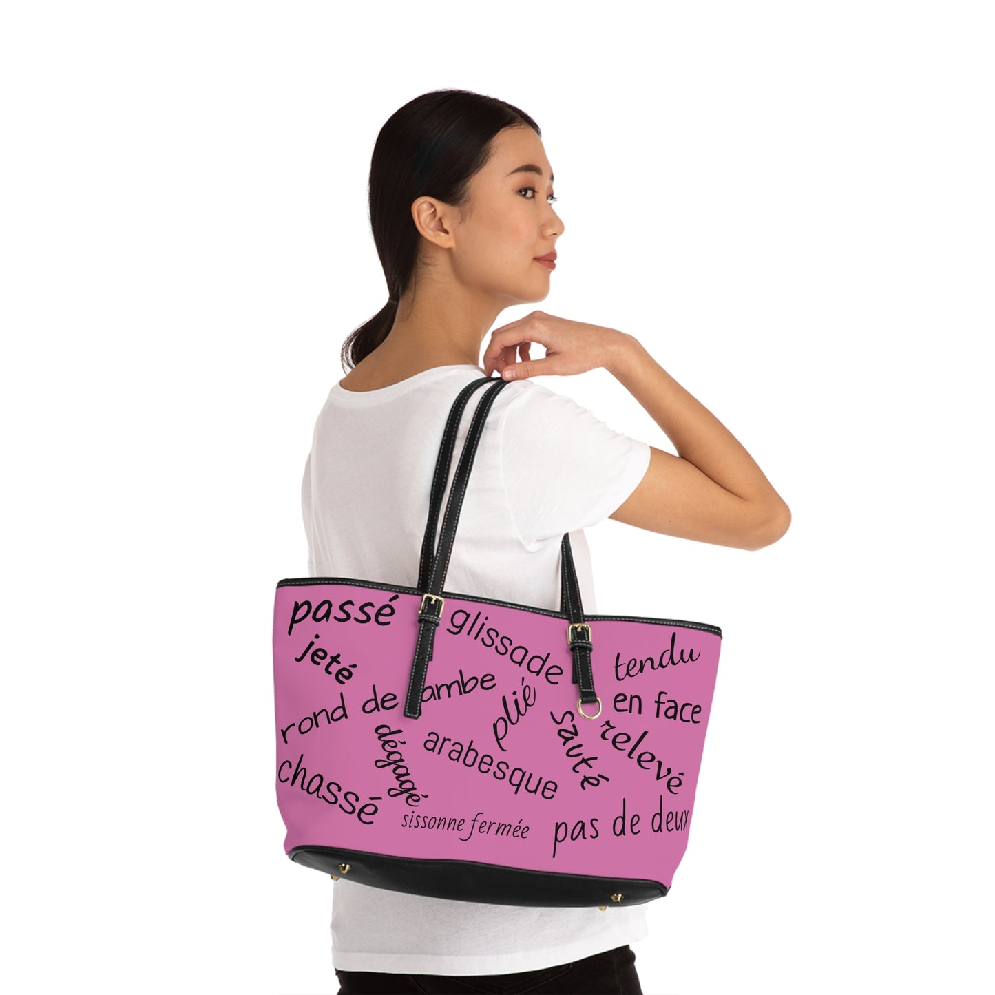 Chic Ballet Shoulder Bag (Light Pink)