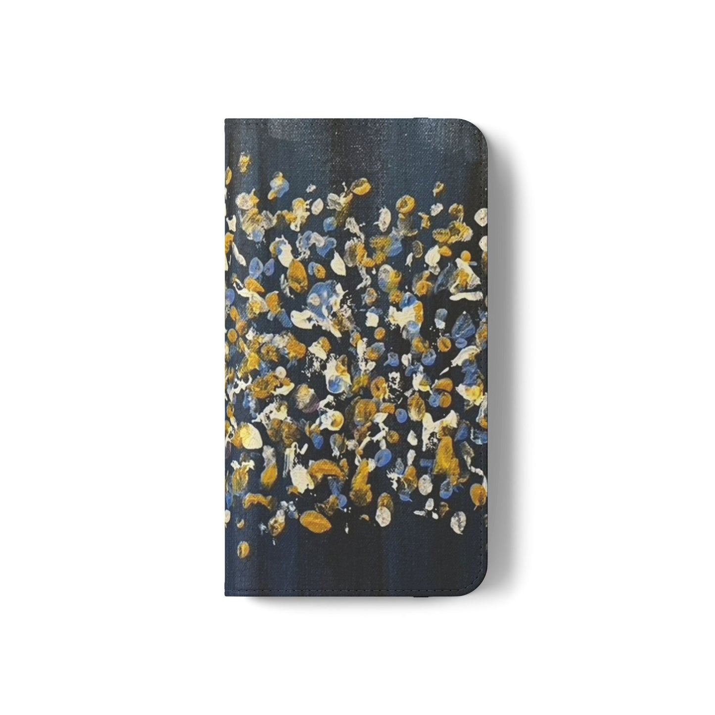 Flip Case-Blue Abstract