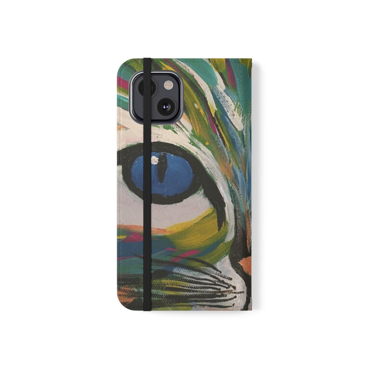 Flip Case-Blue Eyed Cat