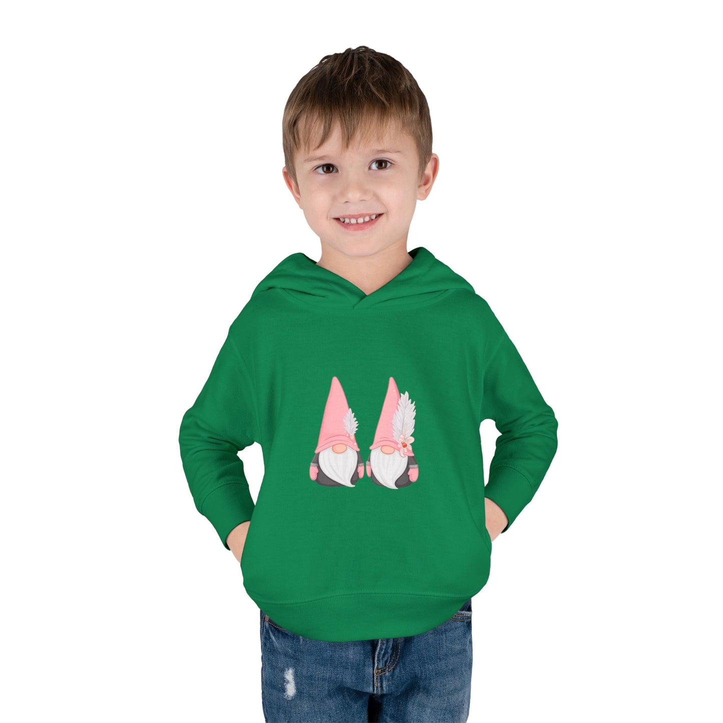 Toddler Hoodie ~ Warm Wishes and Gnome Kisses