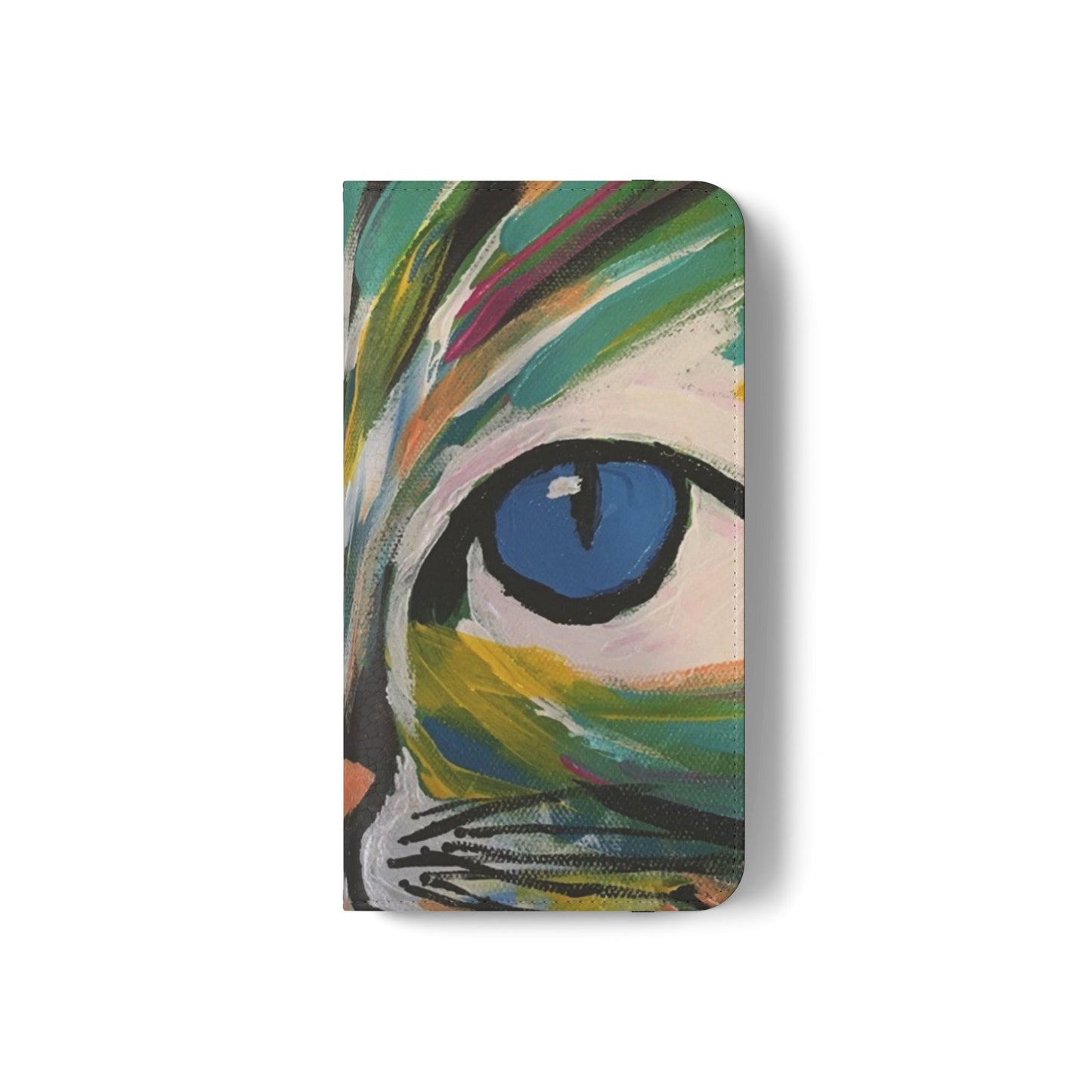 Flip Case-Blue Eyed Cat
