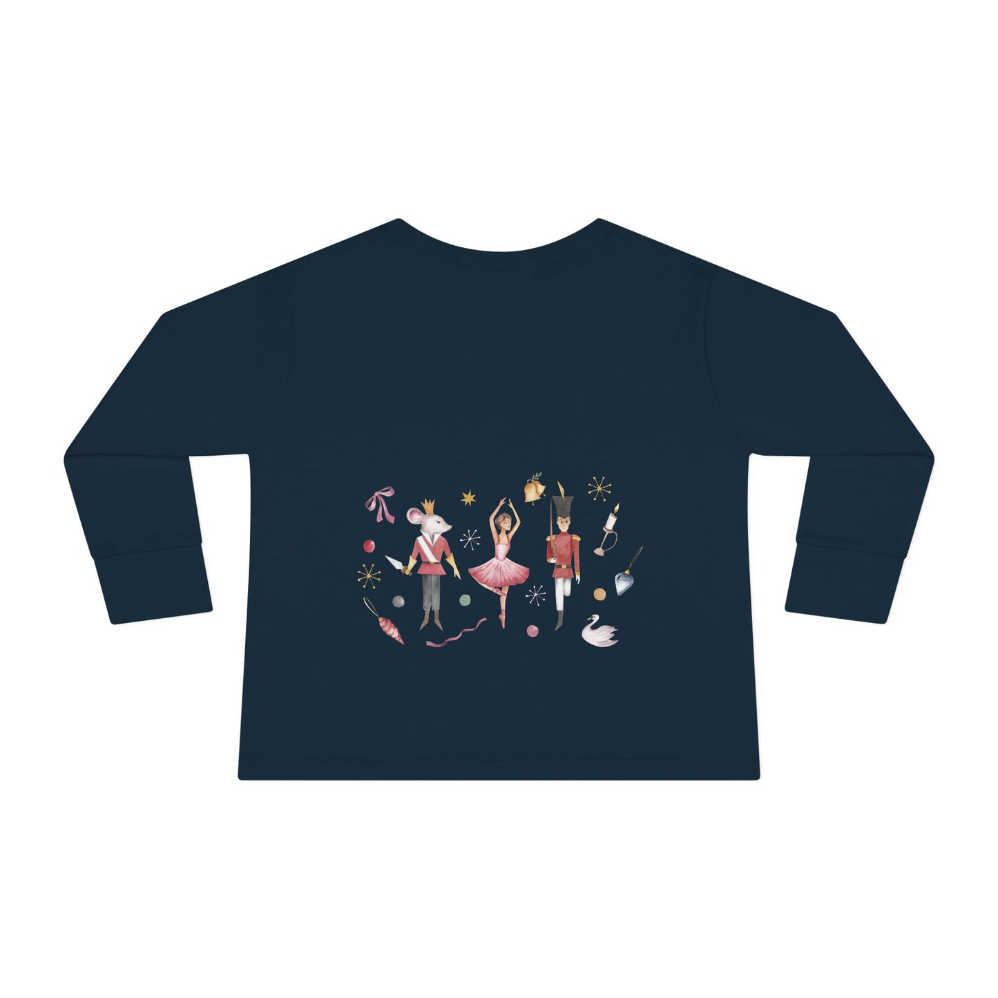 Cute Toddler Long Sleeve Tee ~  Nutcracker Ballet Graphic