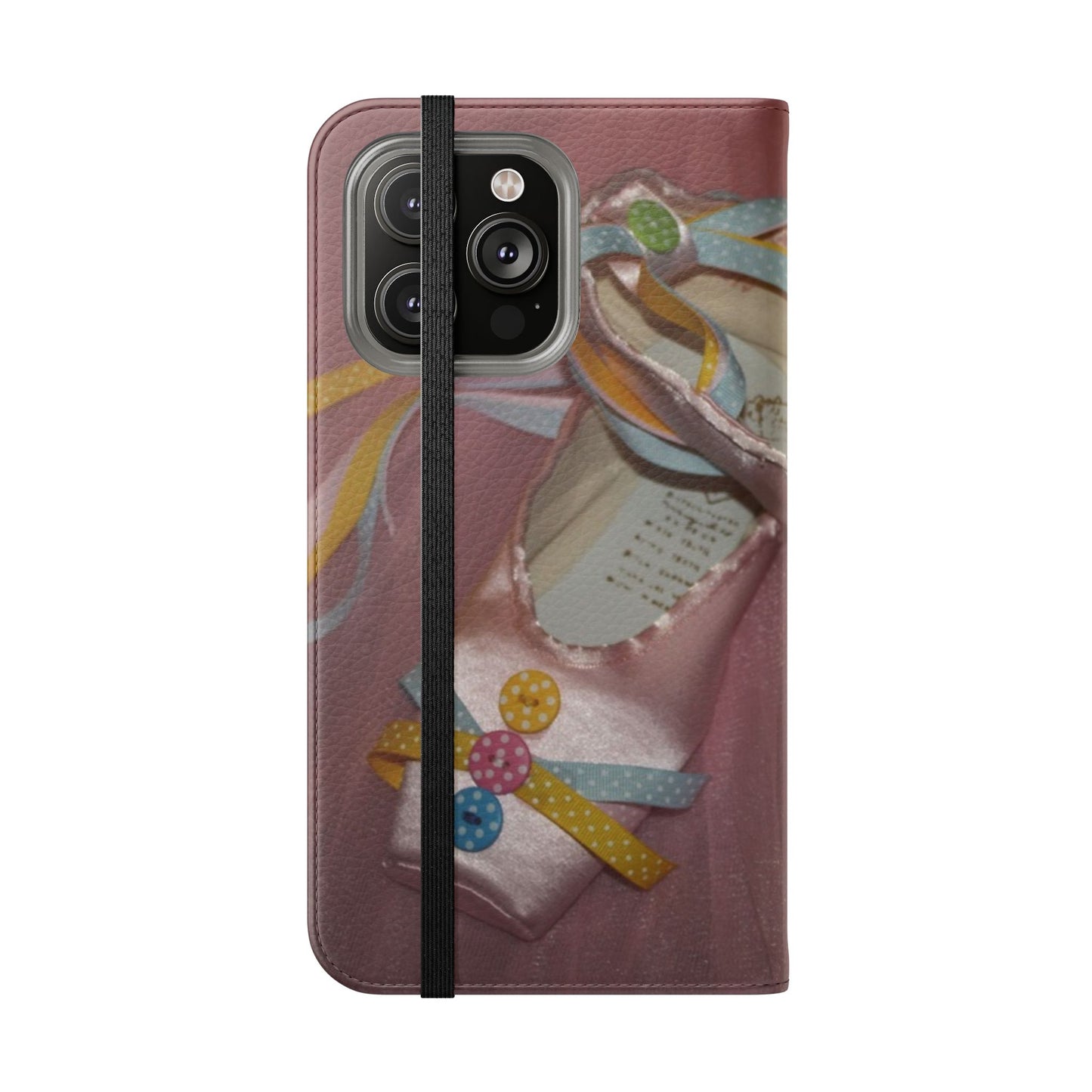 Buttons & Bows Design Flip Case
