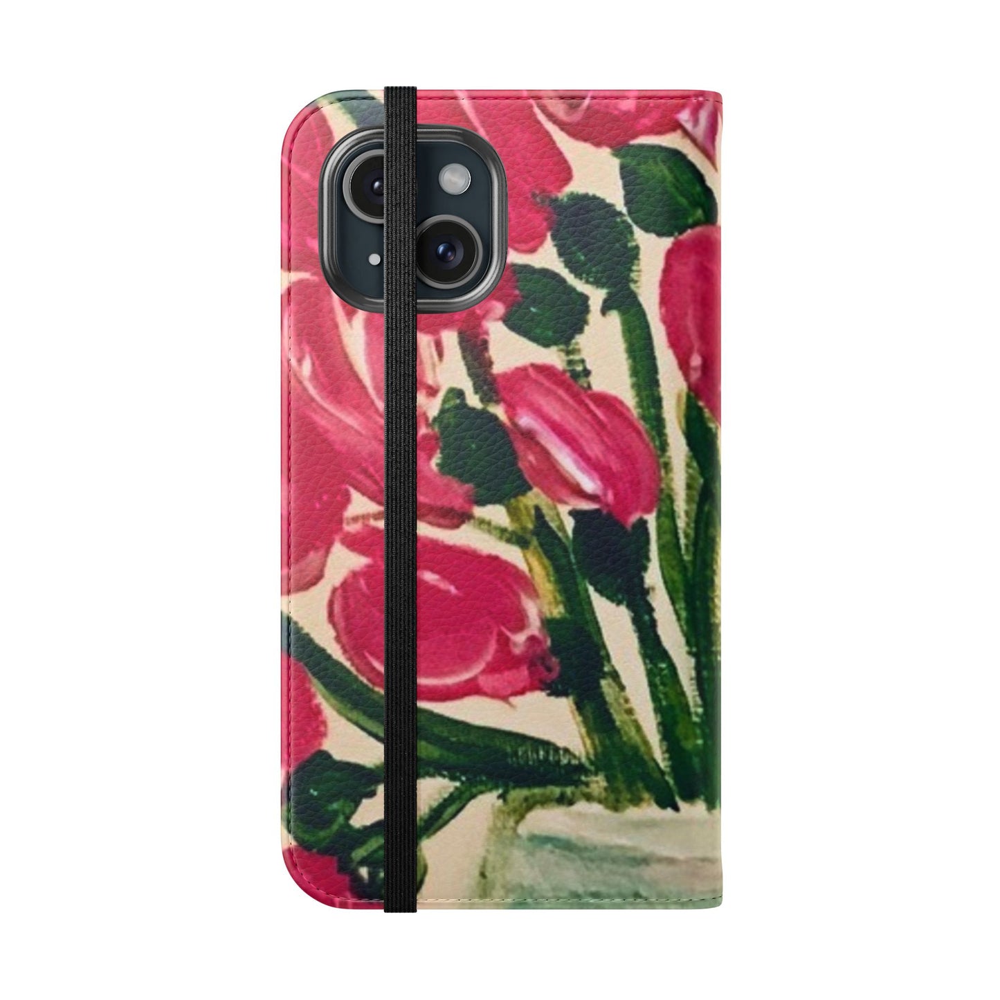 Flip Case-Pink Tulips