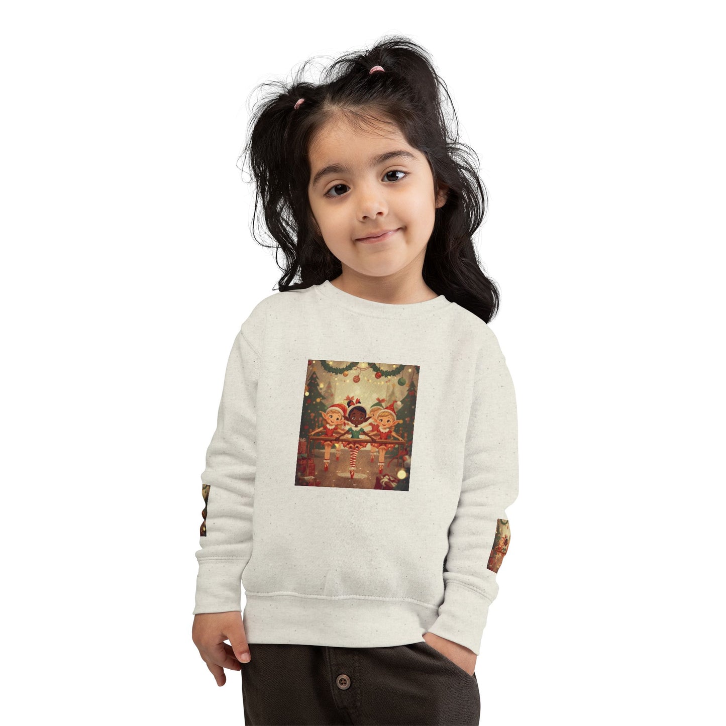 Christmas Elves Toddler Sweatshirt