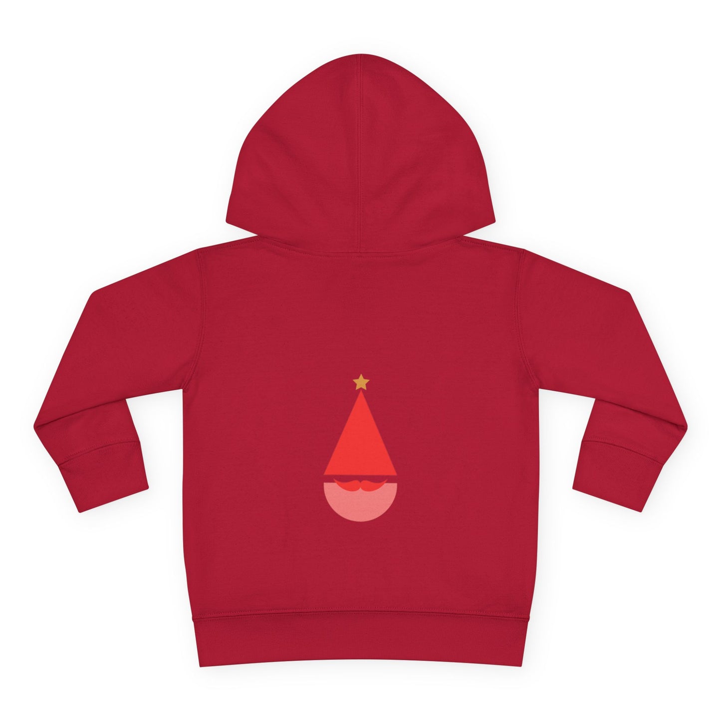 Toddler Hoodie ~ Pink Christmas Tree & Jolly Santa