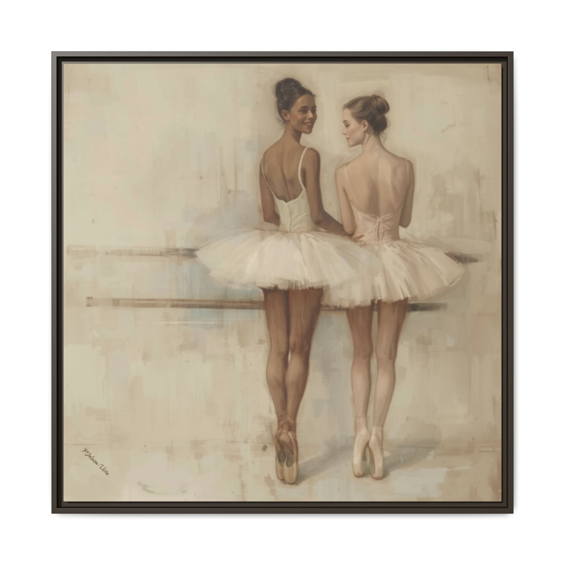 Framed Canvas Print~In the Same Light