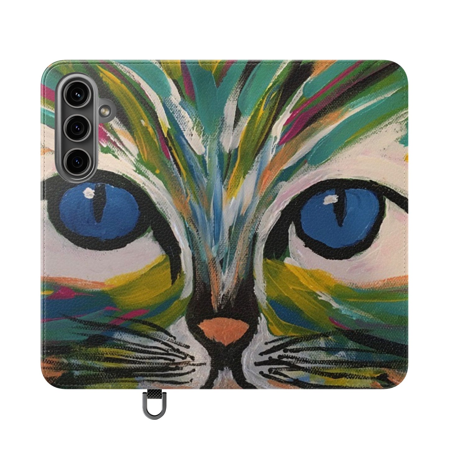 Flip Case-Blue Eyed Cat