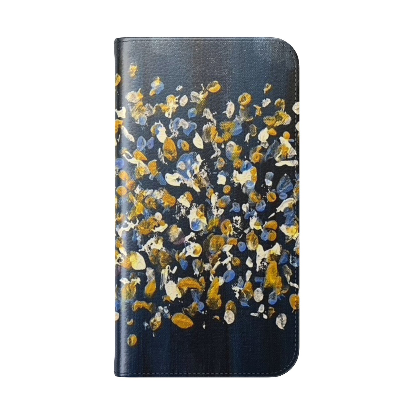 Flip Case-Blue Abstract