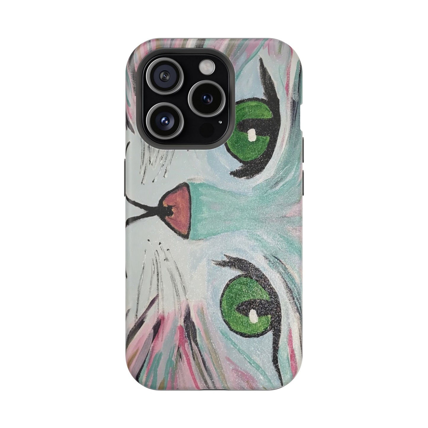 Magnetic Case-Green Eyed Cat