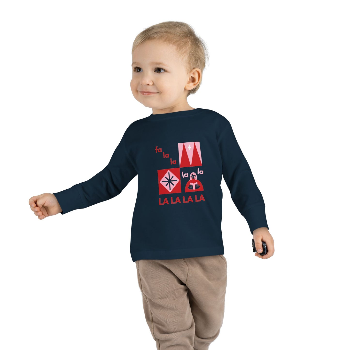 Cute Toddler Long Sleeve Tee ~ Christmas Carols