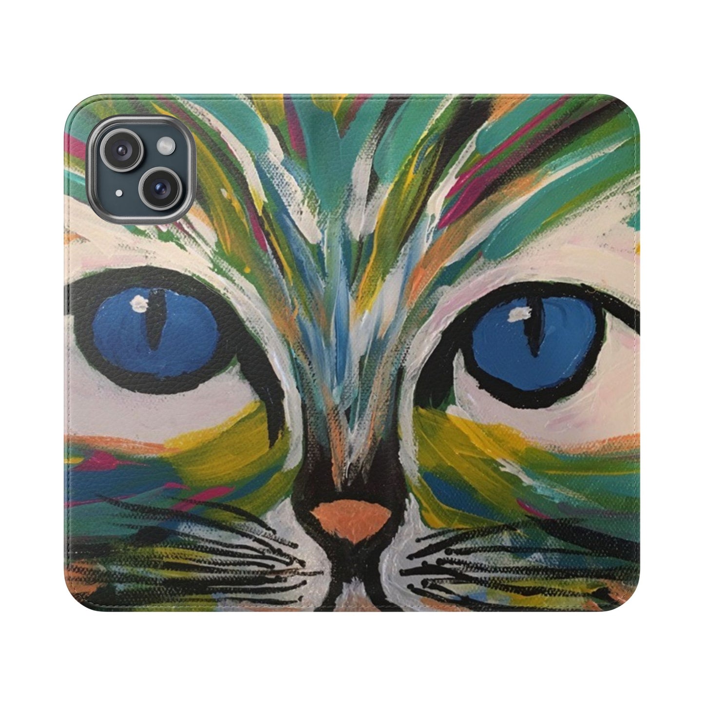 Flip Case-Blue Eyed Cat