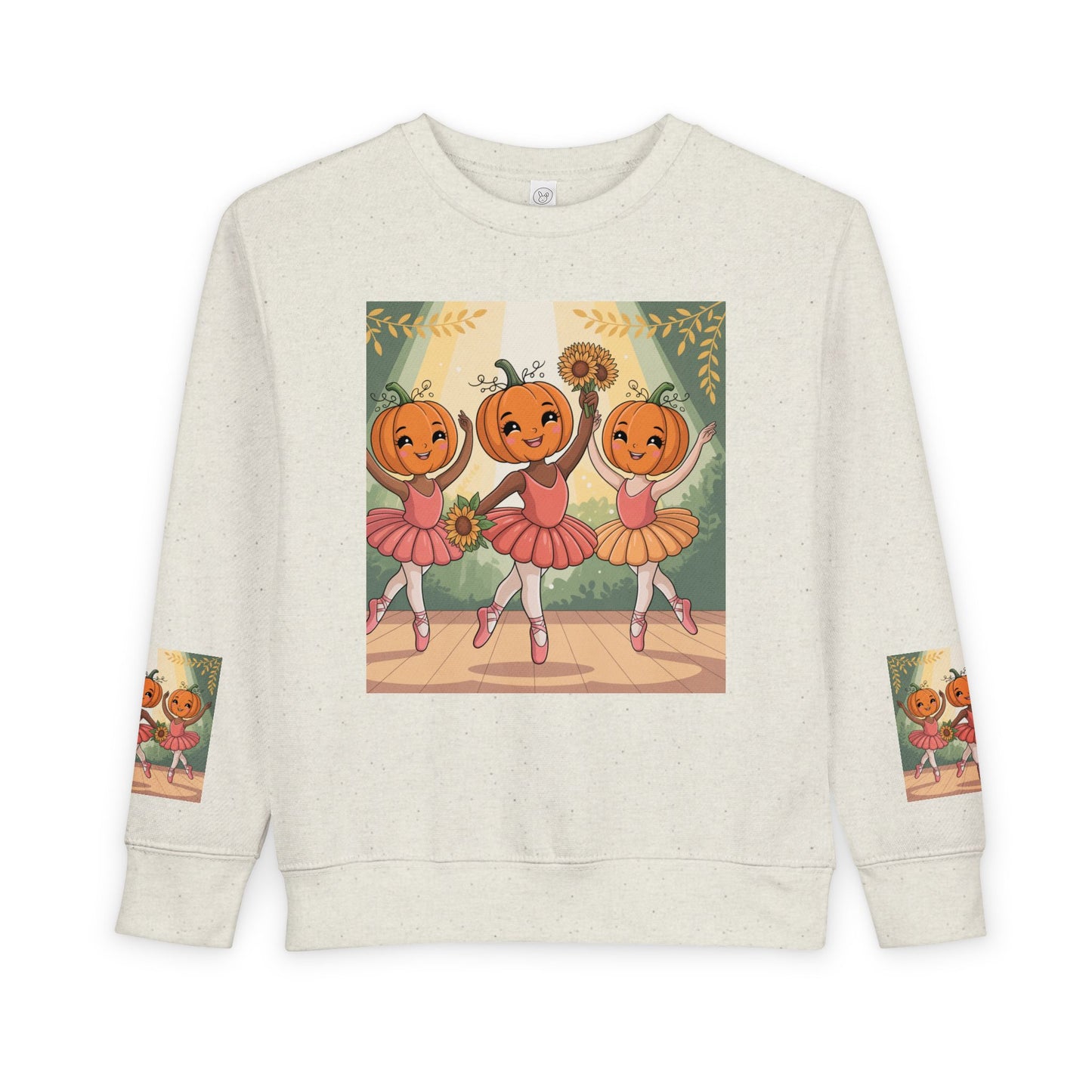 Pumpkin Ballet Toddler Sweatshirt