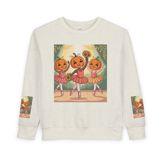 Pumpkin Ballet Toddler Sweatshirt
