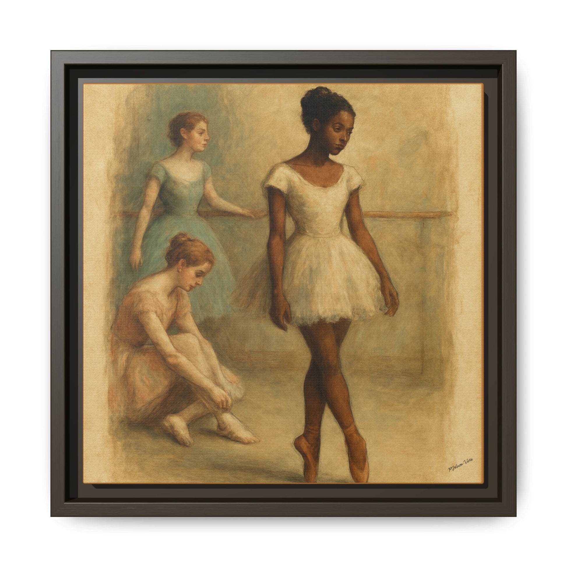 Framed Canvas Print~The Soloist