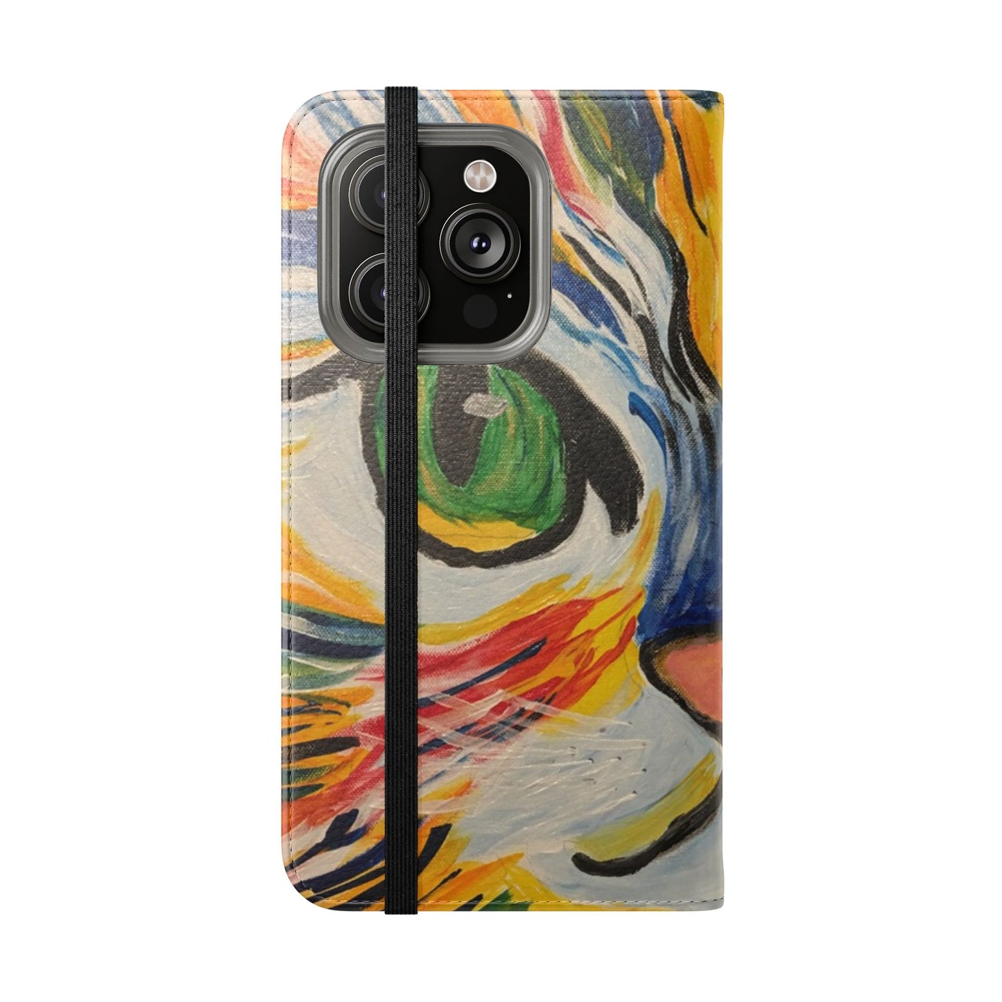 Flip Case-Hazel Eyed Cat