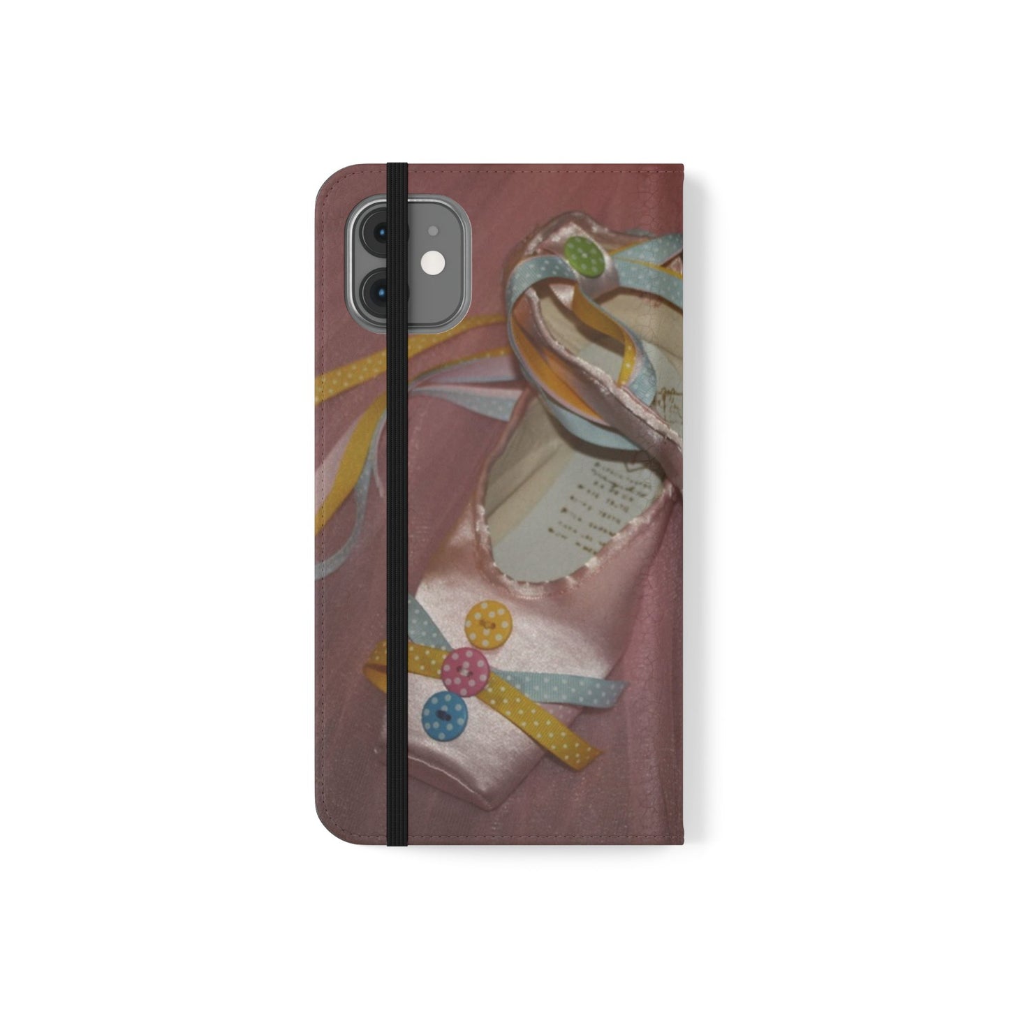 Buttons & Bows Design Flip Case