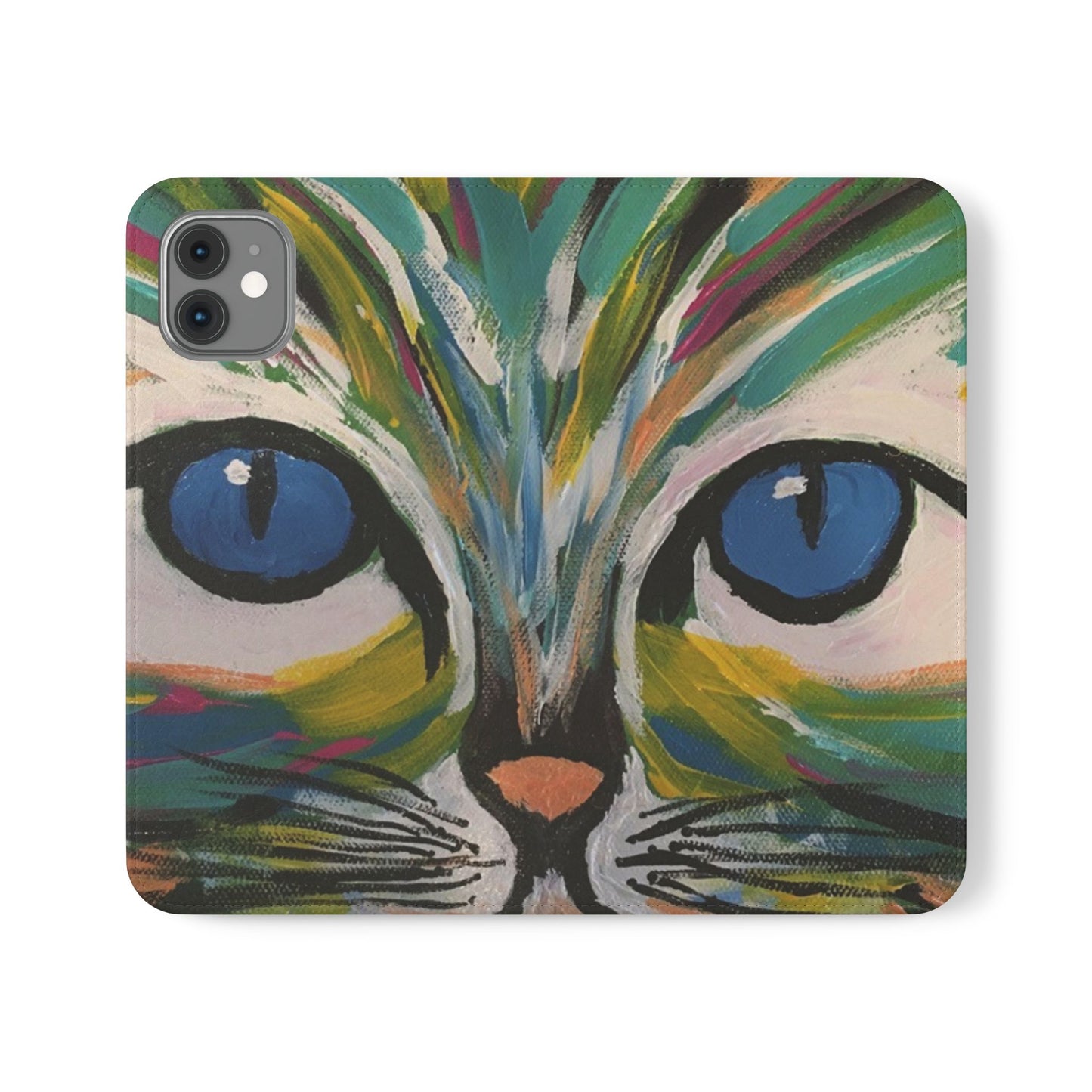 Flip Case-Blue Eyed Cat
