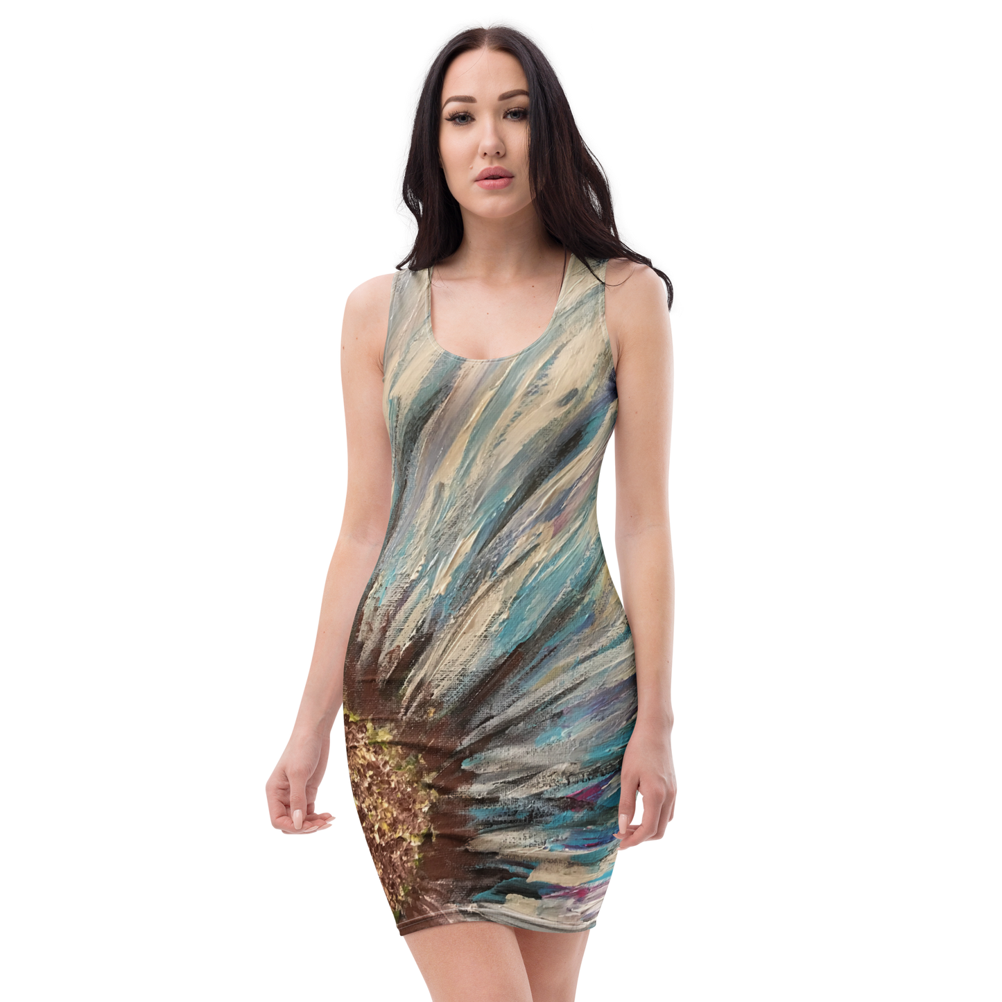 Chic Flower Bodycon Dress